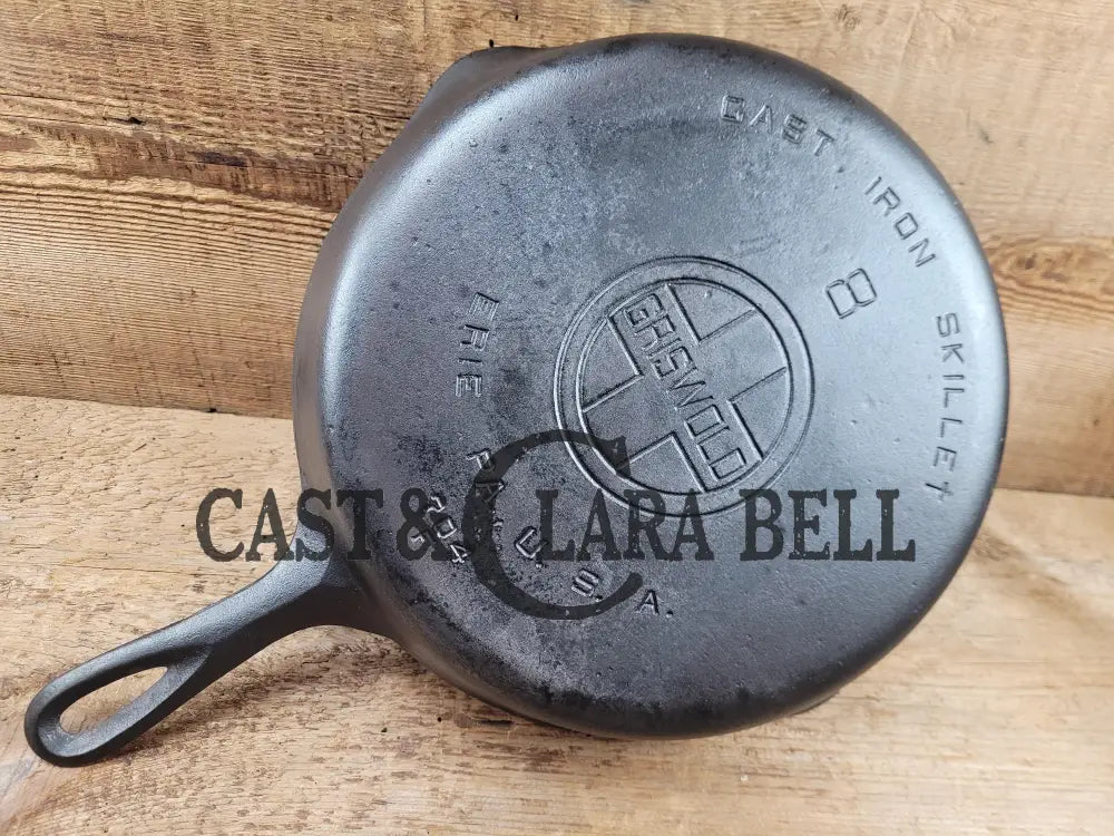 Priced To Sell! The Classic 1920’S Griswold #8 Skillet With Large Block Logo And Smooth Bottom