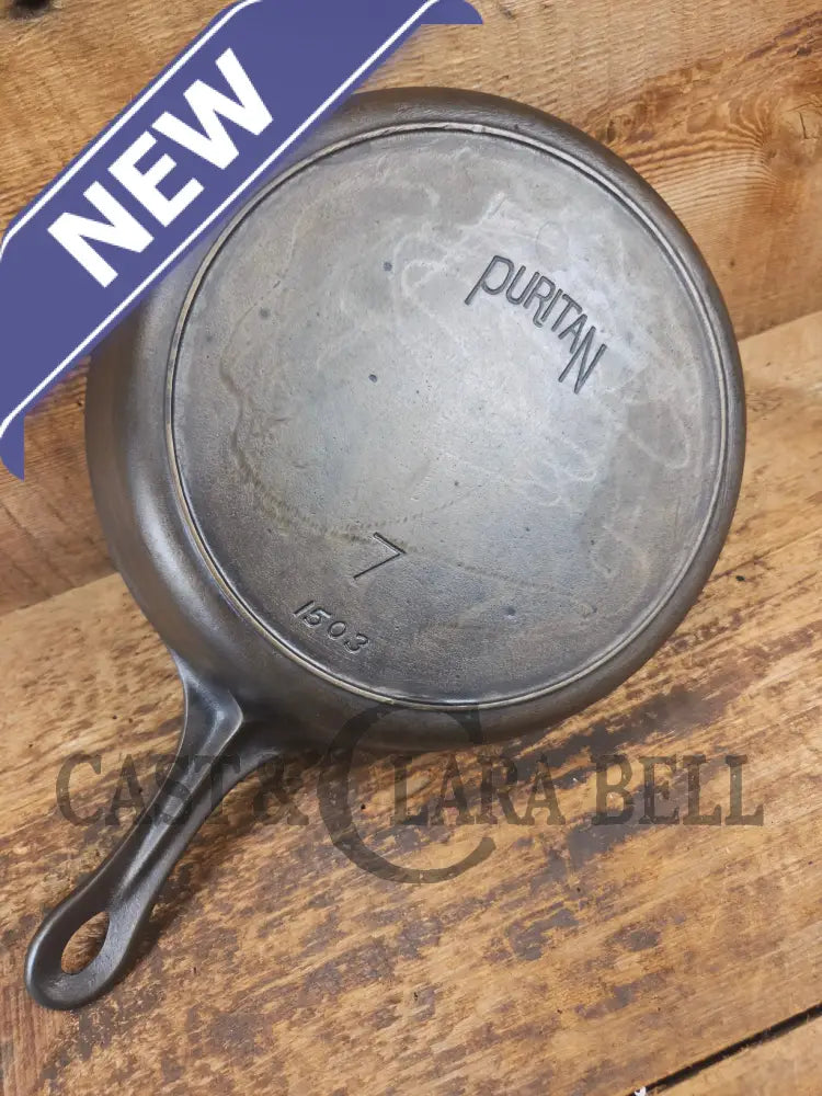 Priced to Sell. The Classic #7 Griswold made Puritan No. 7 cast iron skillet w Heat Ring. 1503 (Copy) - Skillet