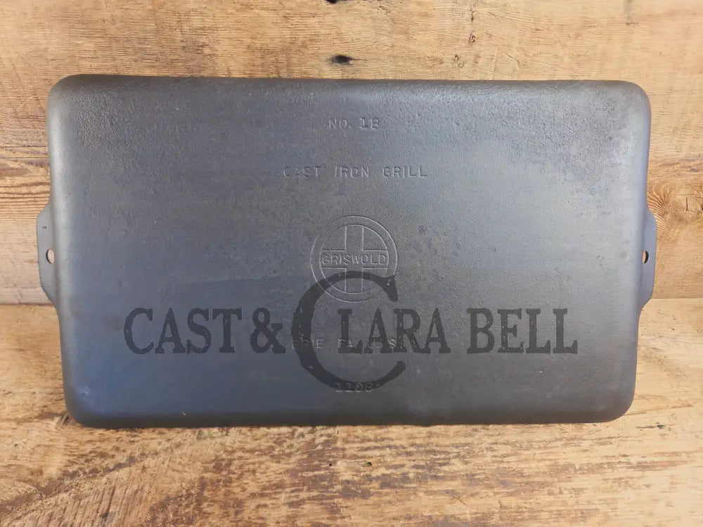 Priced to Sell! THE hard to find Griswold βCookie Sheetβ Grill Pan. P/n 1108 Griddle