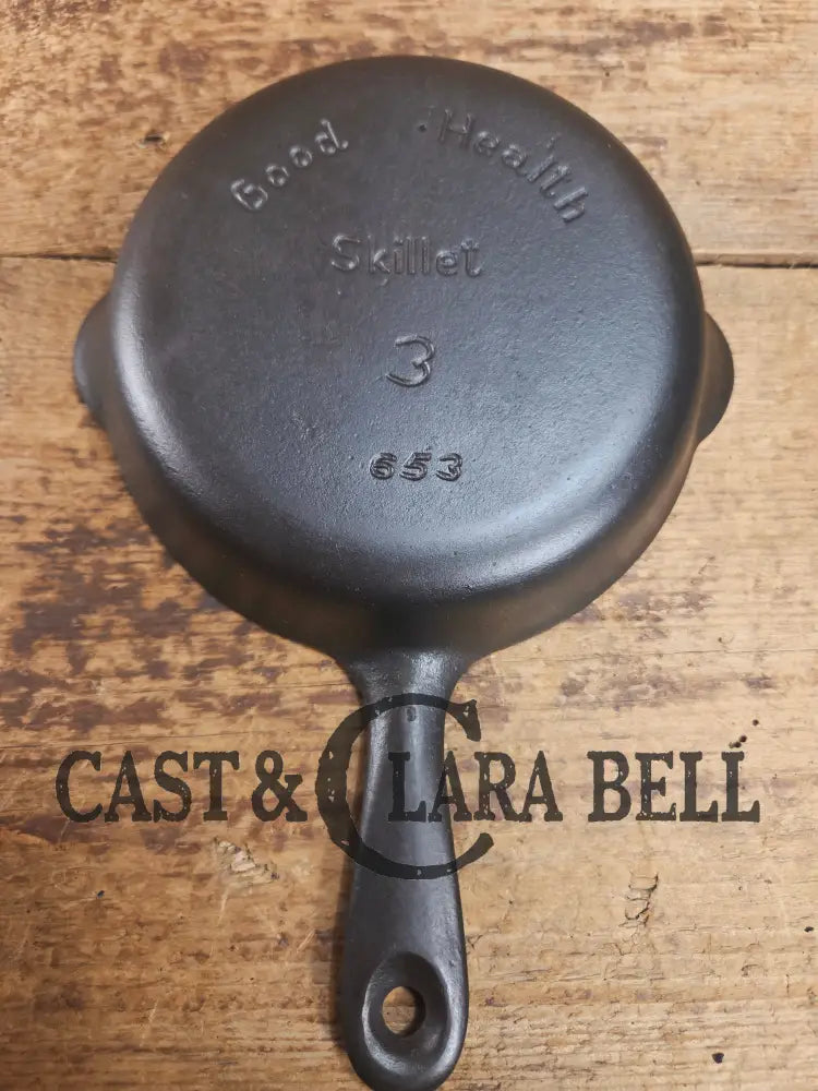Priced to Sell! Unique every day Griswold’s Good Health #3 ’Egg’ Skillet 653 Skillet