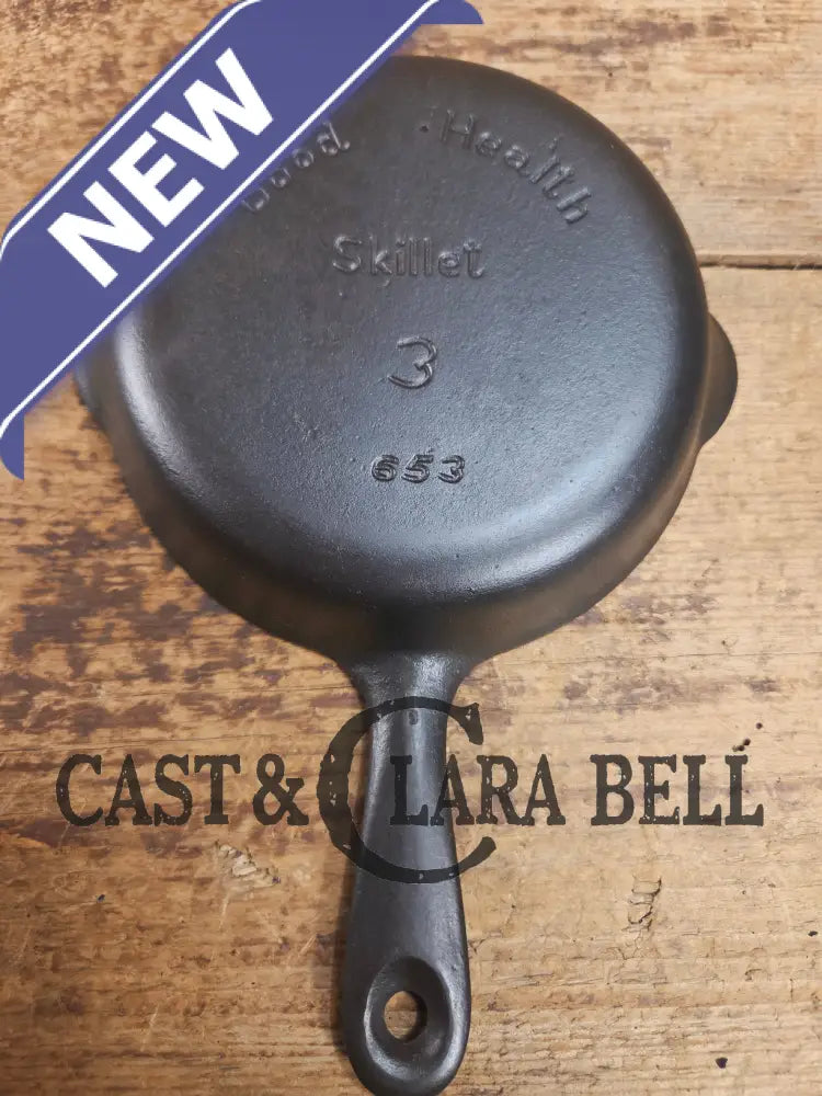Priced to Sell! Unique every day Griswold’s Good Health #3 ’Egg’ Skillet 653 Skillet