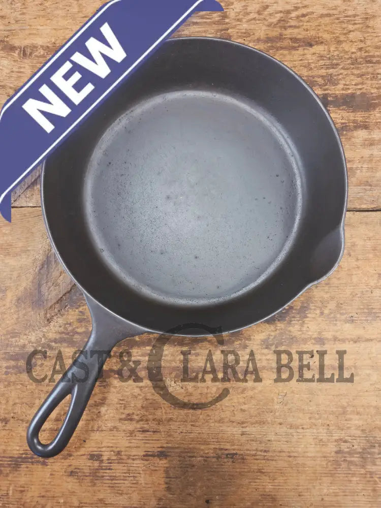 Rare! 1890’s Griswold ERIE 2nd Series #7 Skillet with Heat Ring and Maker’s Mark Shield! Restored and Ready to Use!