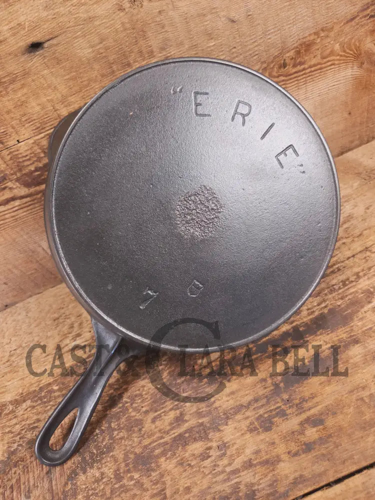 Rare! 1890’s Griswold ERIE 2nd Series #7 Skillet with Heat Ring and Maker’s Mark Shield! Restored and Ready to Use!