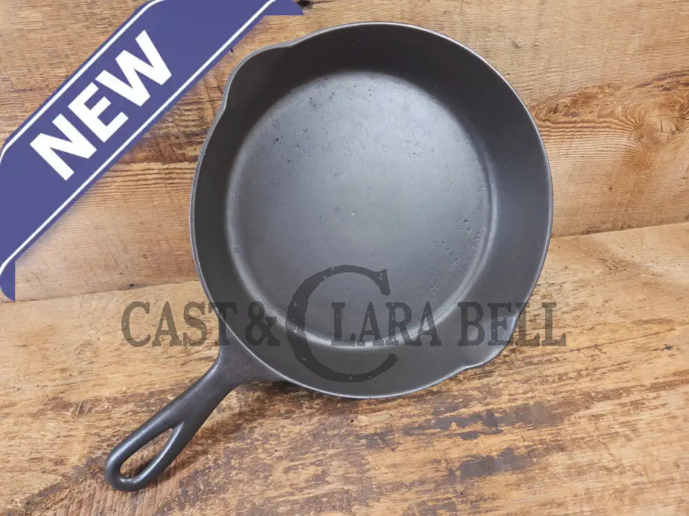 Rare! 1890’s Griswold ERIE 2nd Series #7 Skillet with Heat Ring and Maker’s Mark Shield! Restored and Ready to Use!