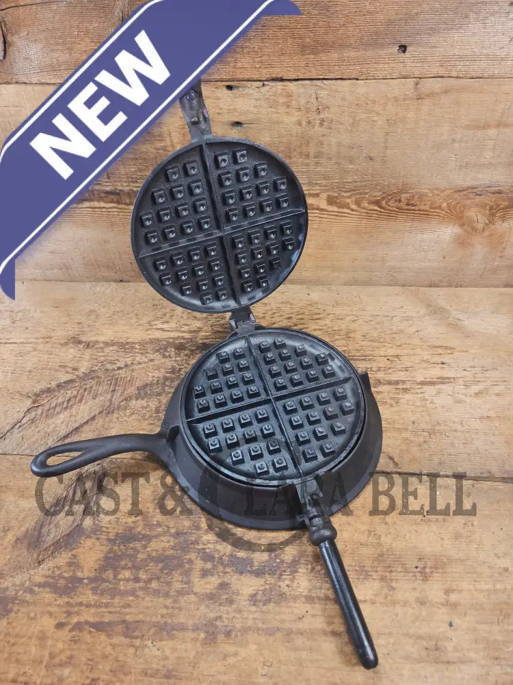Rare 1890βs Schreiber & Conchar waffle iron thatβs unusual! Not many of these 8-9βs around! - Waffle Iron