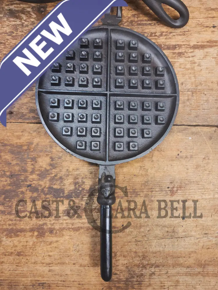 Rare 1890βs Schreiber & Conchar waffle iron thatβs unusual! Not many of these 8-9βs around! - Waffle Iron