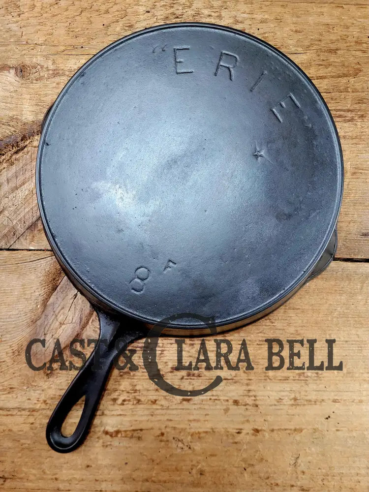Rare! 1895-1910 2nd Series ERIE #8 (Griswold) w Heat Ring and likely Starfish Makers Mark! Don’t miss this one! Skillet