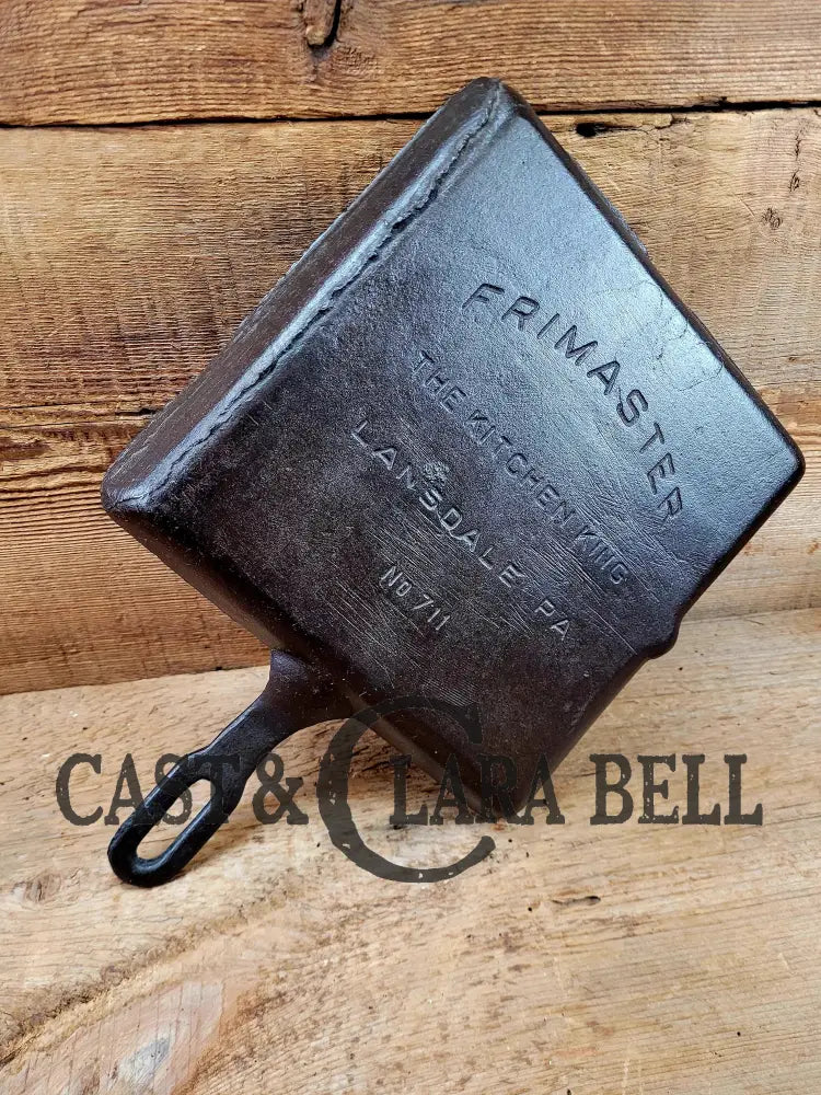 Rare And Gorgeously Imperfect! Lansdale Paβs Finest Frimaster Bacon Egg βKitchen Kingβ Square