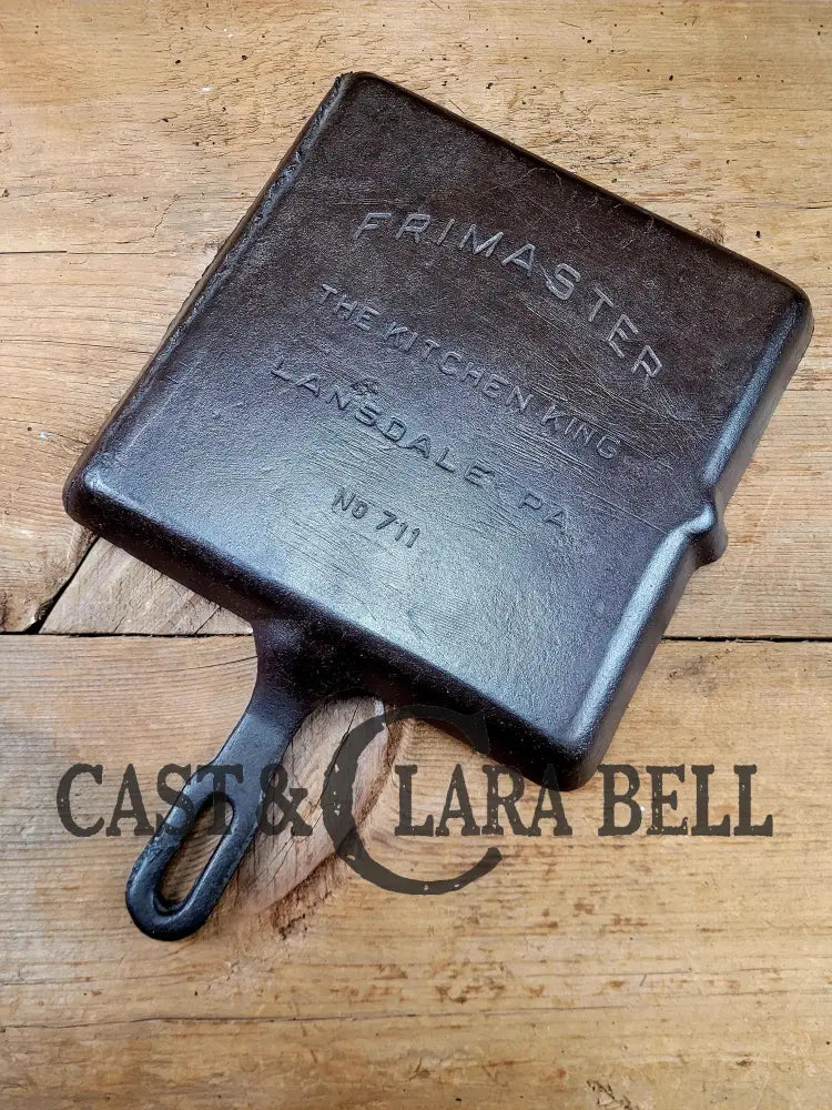 Rare And Gorgeously Imperfect! Lansdale Paβs Finest Frimaster Bacon Egg βKitchen Kingβ Square