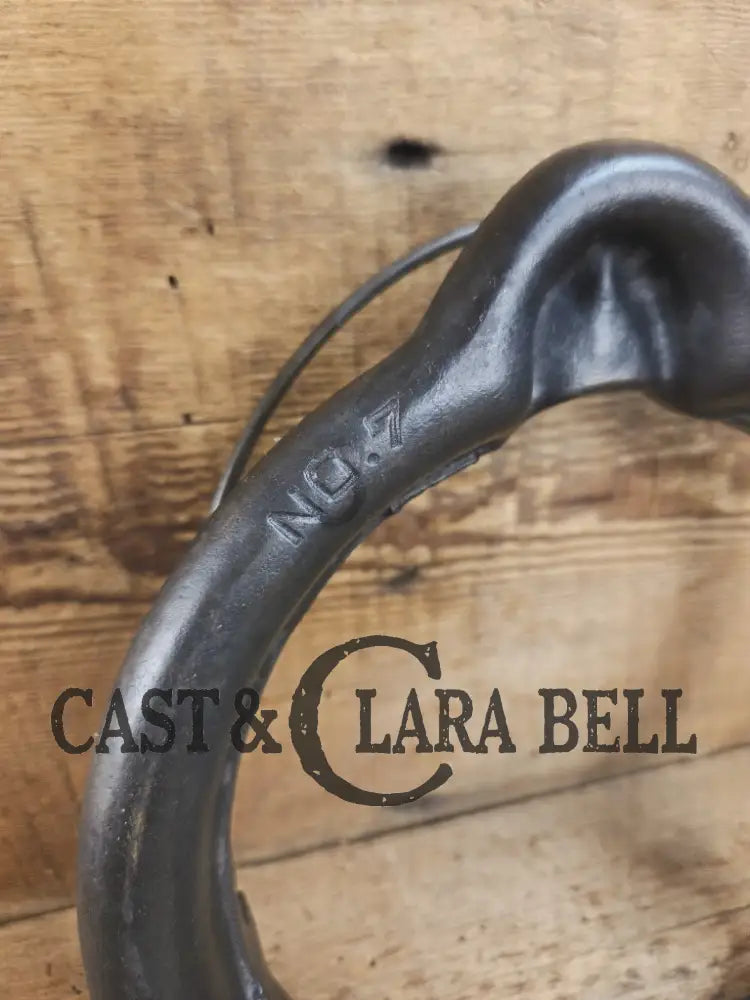 RARE Griswold #7 Waffle Iron with Short Base and Alaskan Handles Patt. 146 N The Griswold Mfg. Co. Erie PA USA Waffle