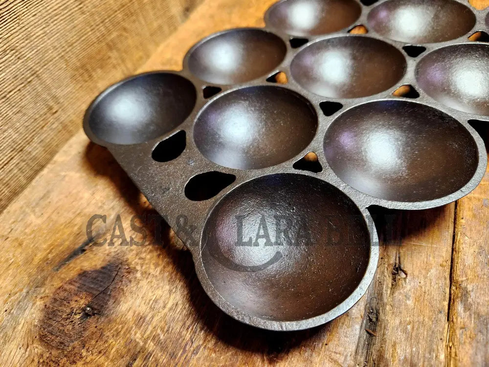 Rare Variation 3 1910S Griswold No. Gem Pan With Slant Block Logo 942 Bakeware