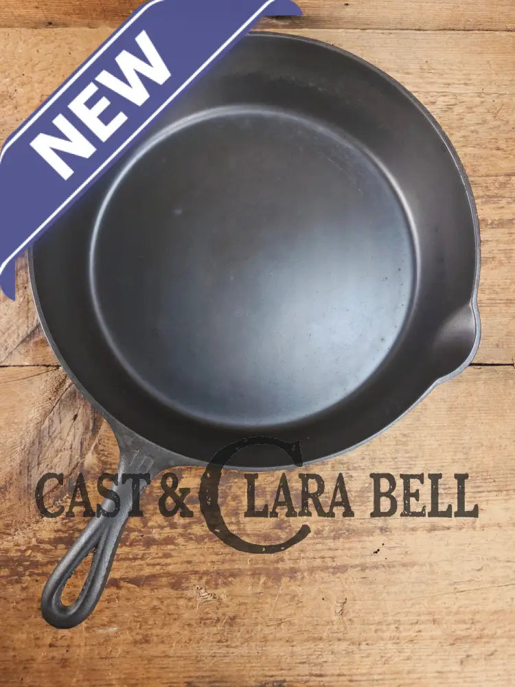 Really cool 1910βs Griswold #10 Skillet large slant logo 716 ERIE series. One of the earlies Griswold Series Skillets