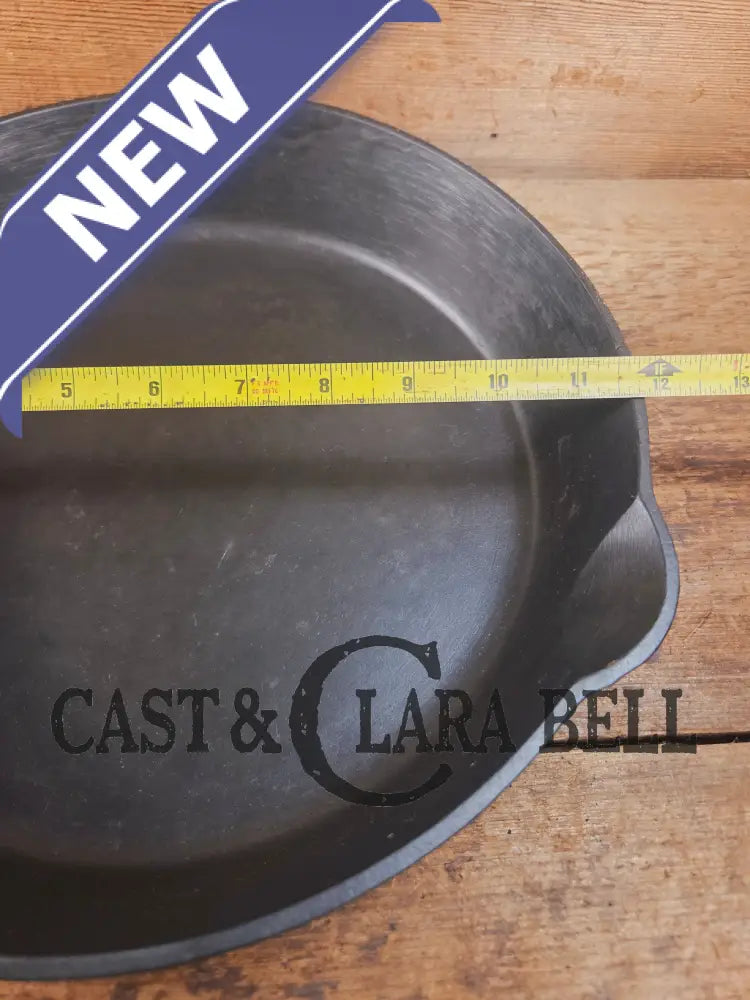 Scare to find BIG Skillet! 1920βs Griswold #10 Skillet with Large Block Logo 716 Fully restored. Getting harder to