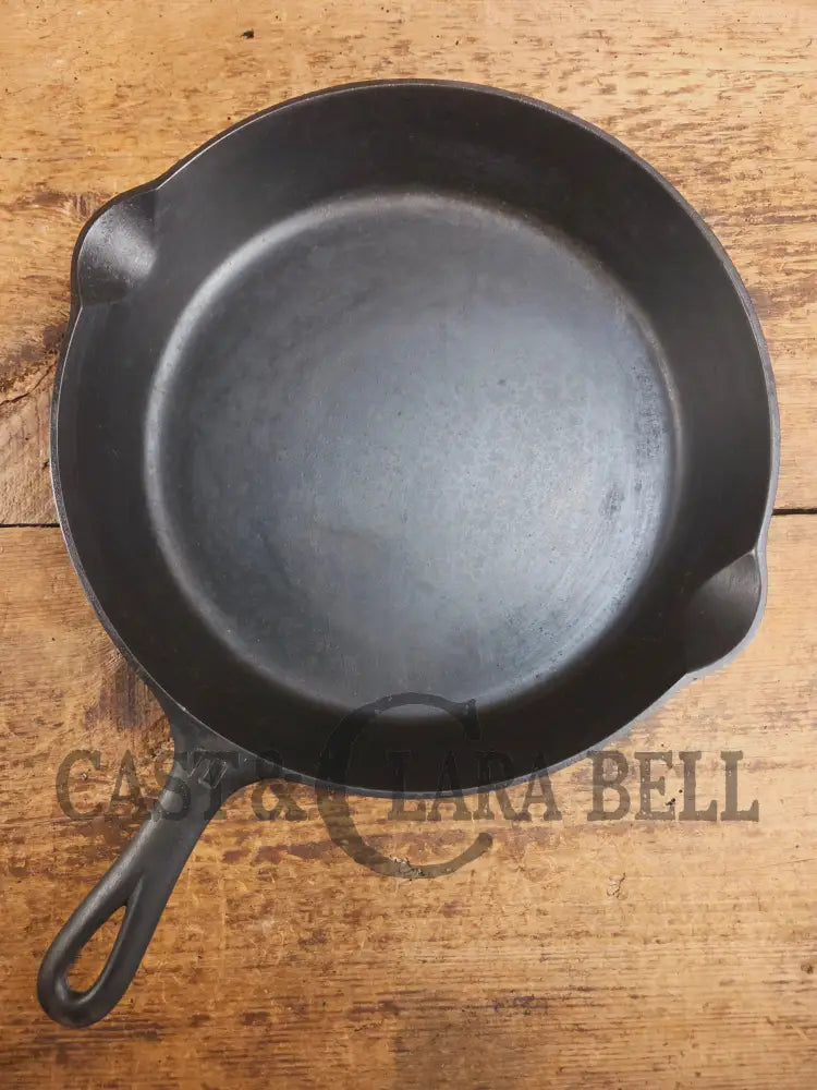 Scare to find BIG Skillet! 1920’s Griswold #10 Skillet with Large Block Logo 716 Fully restored. Getting harder to
