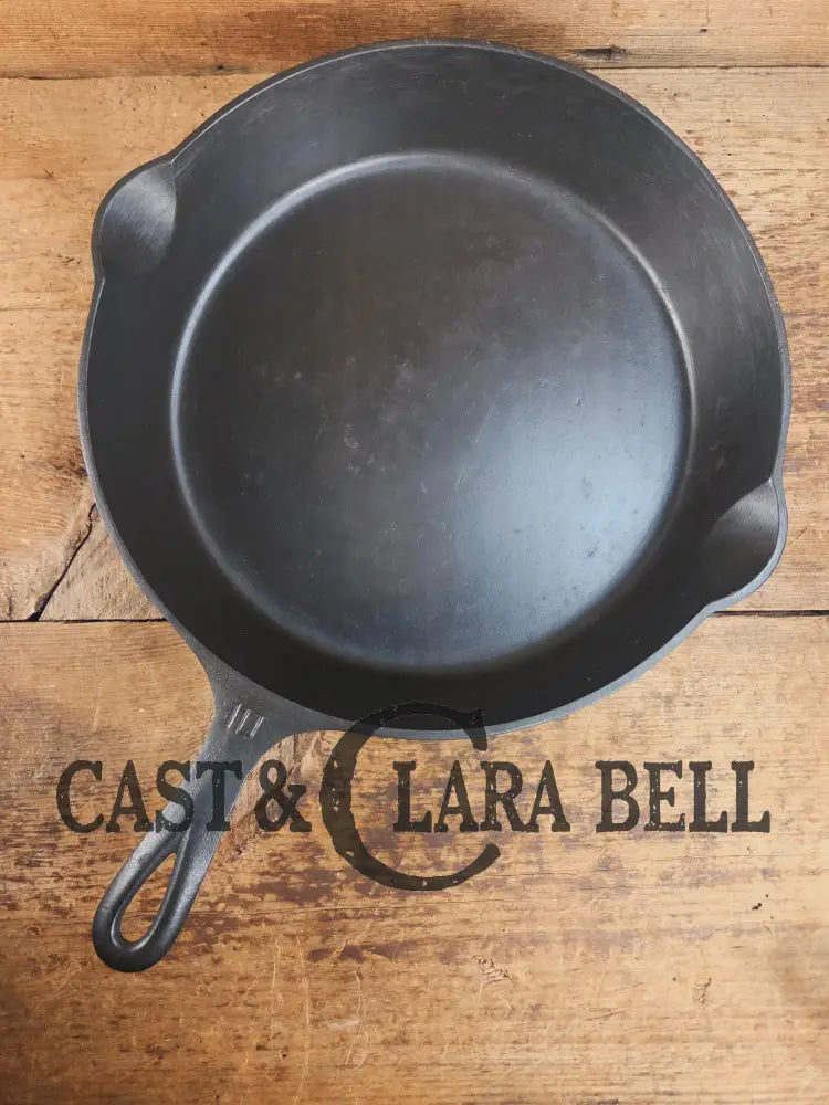 Scare to find BIG Skillet! 1920’s Griswold #10 Skillet with Large Block Logo 716 Fully restored. Getting harder to