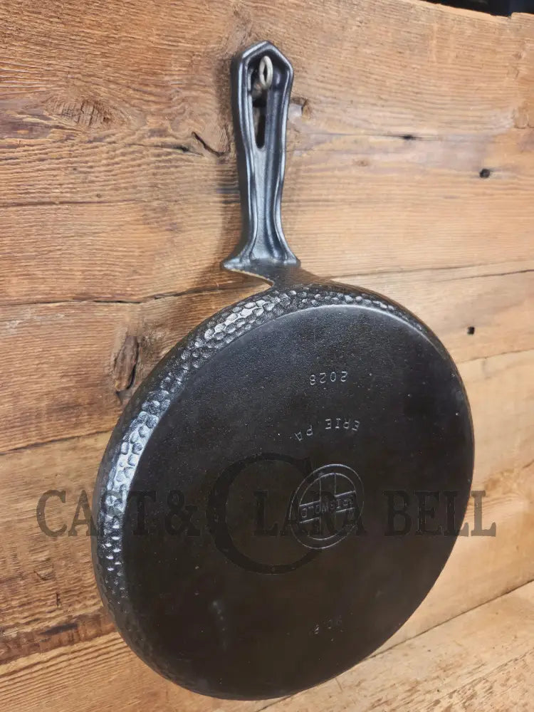 Show Stopper! Custom made Griswold 2028 Hammered Griddle! Made from a reclaimed hard to find Hammered Deep Skillet.
