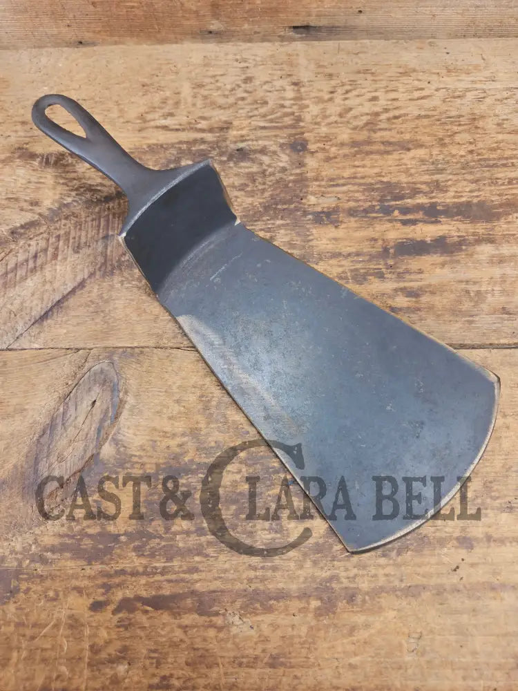 Show stopper. Custom made one of a kind Griswold Erie 3rd Series #9 spatula! A high value collectors pan kept alive as