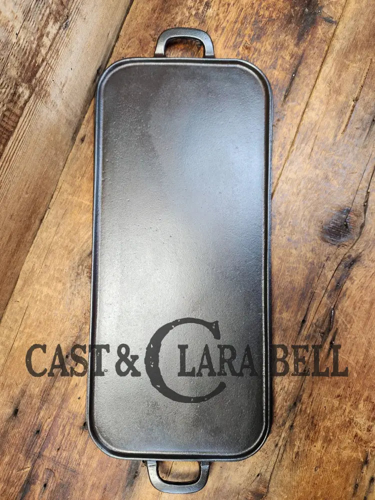 So Cool! 1920βS Favorite Piqua Ware #8 Griddle With Griswold Ghost Marks! Griddle