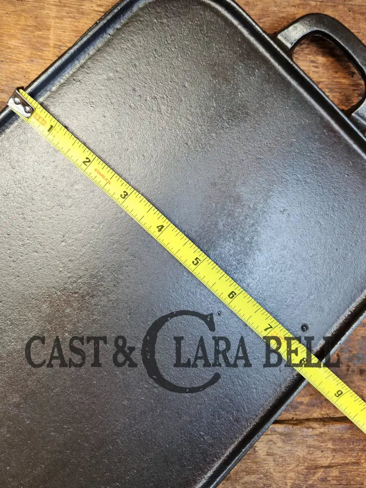 So Cool! 1920βS Favorite Piqua Ware #8 Griddle With Griswold Ghost Marks! Griddle