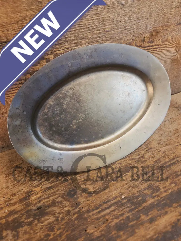 So cool & not common! Griswold #848 ’Steak Platter’. Very cool for the dinner table - Skillet