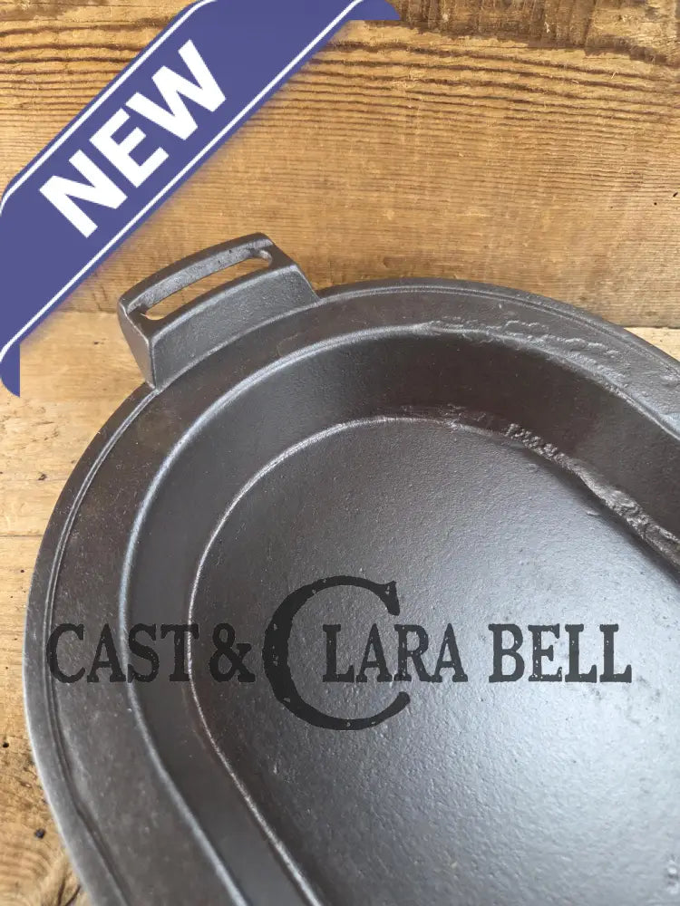 So elegant and very hard to find! 1910’s Griswold #8 Slant Logo 749 Long Griddle/Sad Iron Heater. Don’t miss this one!
