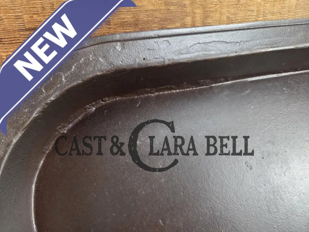 So elegant and very hard to find! 1910’s Griswold #8 Slant Logo 749 Long Griddle/Sad Iron Heater. Don’t miss this one!