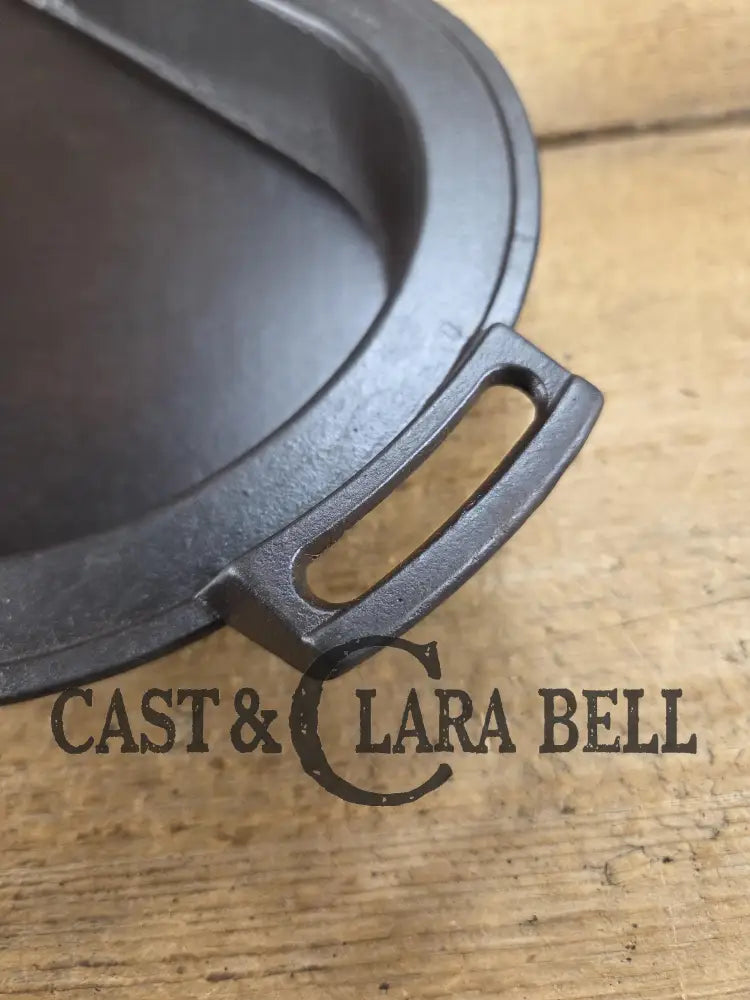 So elegant and very hard to find! 1910’s Griswold #8 Slant Logo 749 Long Griddle/Sad Iron Heater. Don’t miss this one!