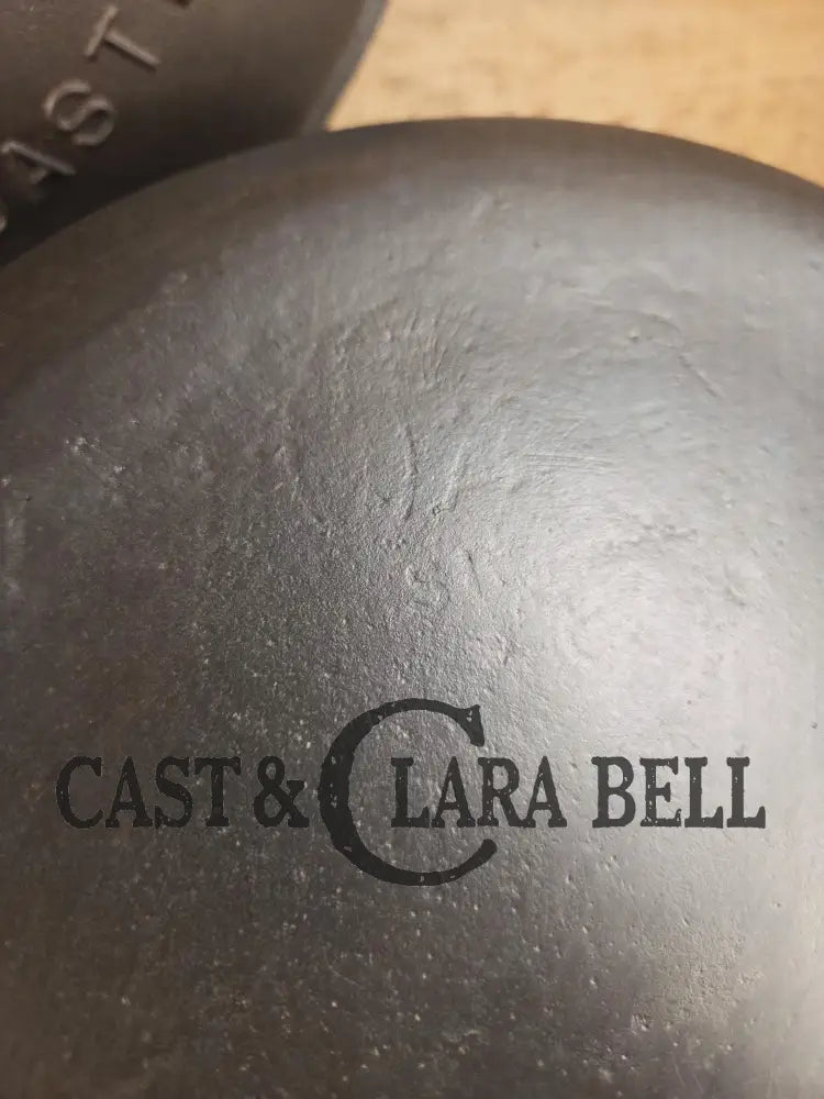 So unique! 1930’s Large fully marked Wagner Ware No. 9 Dutch Oven with saw tooth style Lid 1269 and Ghostmarked Logo!?