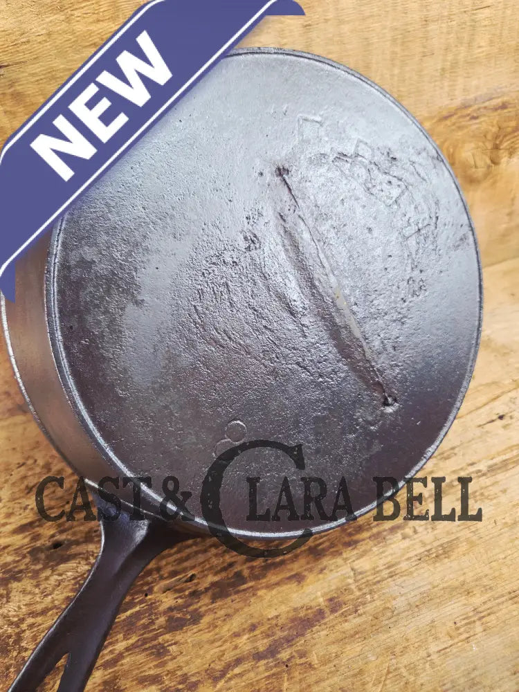 So unique converstion starter. Recast Erie #8 Cast Iron Skillet. See description Skillet