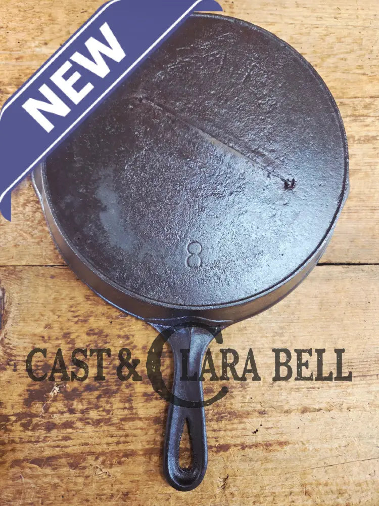 So unique converstion starter. Recast Erie #8 Cast Iron Skillet. See description Skillet