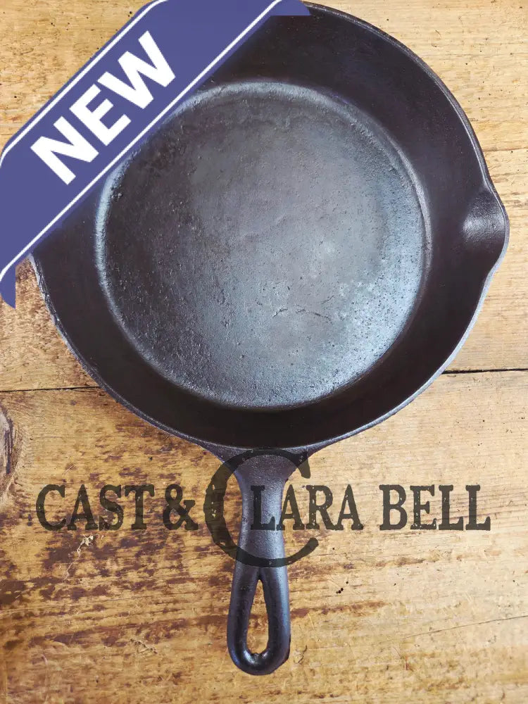 So unique converstion starter. Recast Erie #8 Cast Iron Skillet. See description Skillet