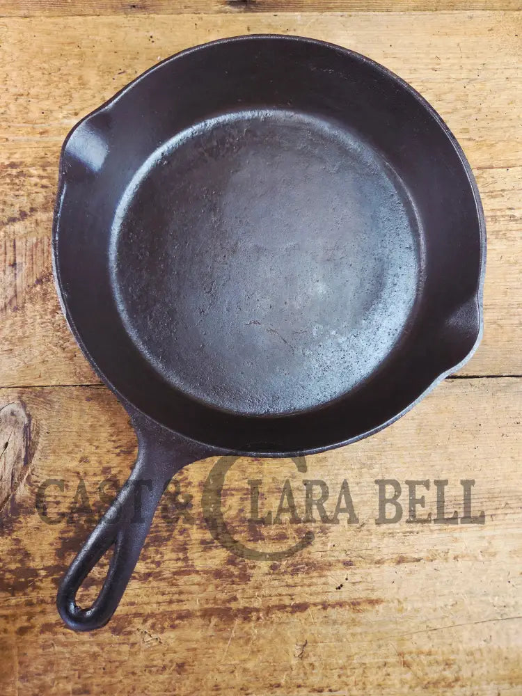 So unique converstion starter. Recast Erie #8 Cast Iron Skillet. See description Skillet