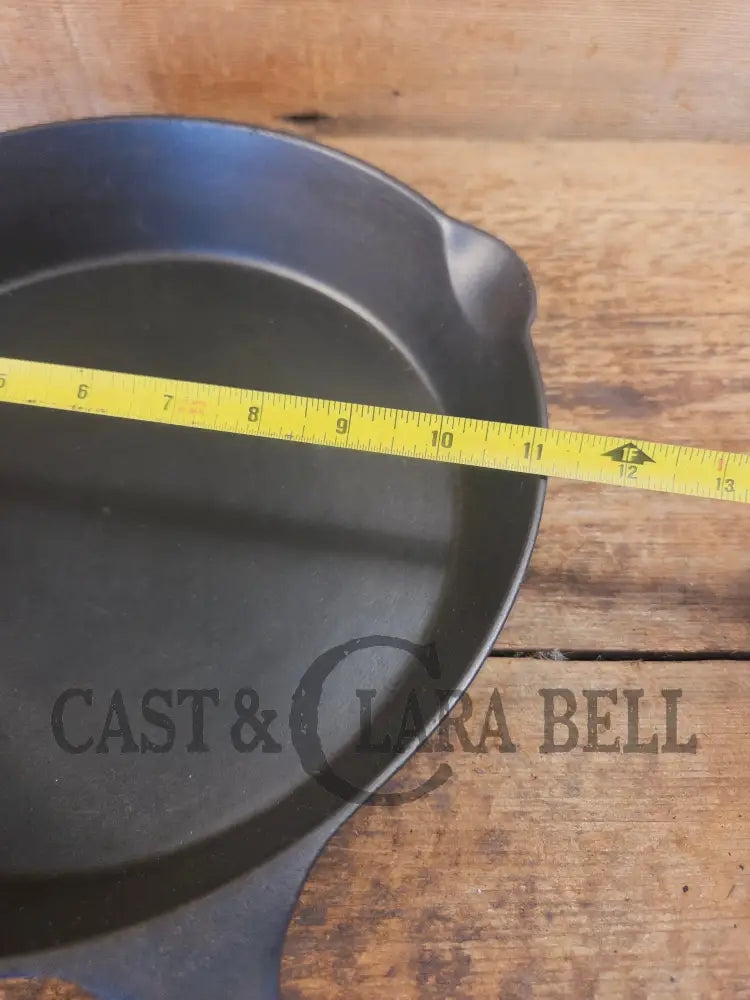 So unique converstion starter. Recast Erie #9 Cast Iron Skillet. Unique raised makerβs mark - Skillet