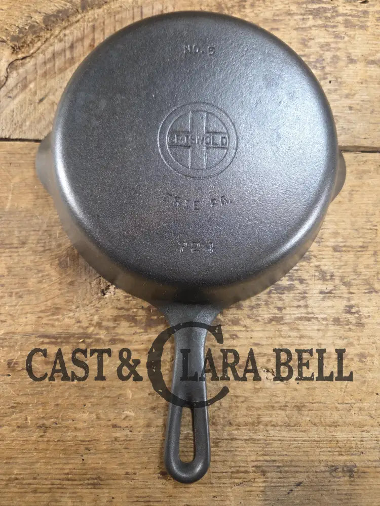 Super handy 1930’s Griswold No. 5 Saute Skillet Small Logo Smooth Bottom 724. Skillet