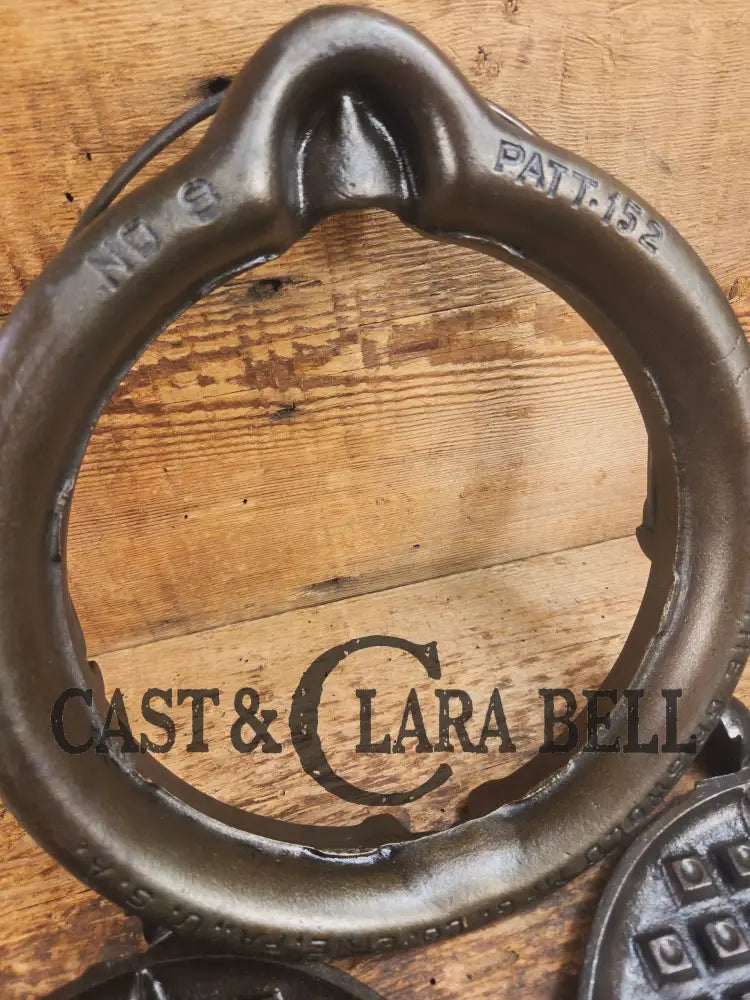 The BEST gift idea! Gorgeous Griswold #8 Cast Waffle Iron #151/151 Low base #152 Fully Restored and Seasoned! Waffle