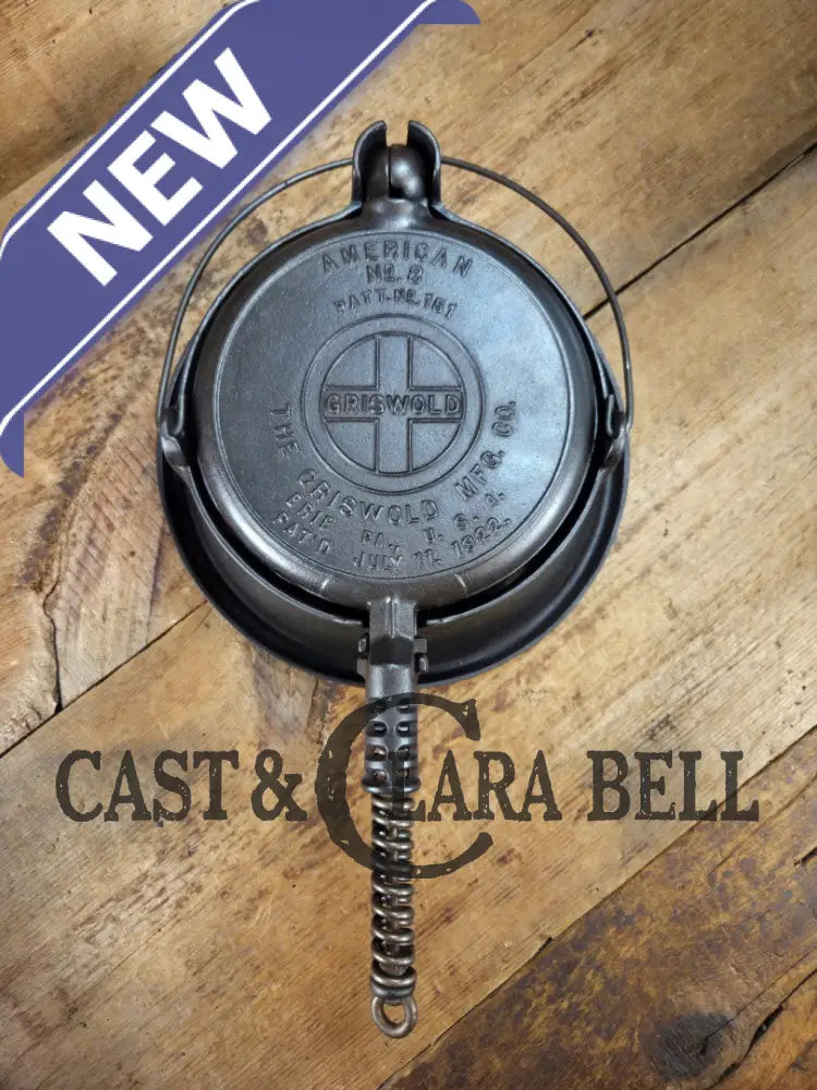 The BEST gift idea! Griswold #8 Cast Waffle Iron #151/151 Tall Base!! Ready to make Crispy Waffles! Waffle Iron