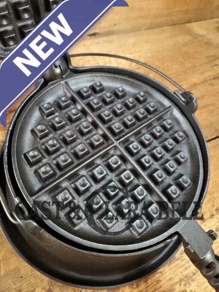 The BEST gift idea! Griswold #8 Cast Waffle Iron #151/151 Tall Base!! Ready to make Crispy Waffles! Waffle Iron