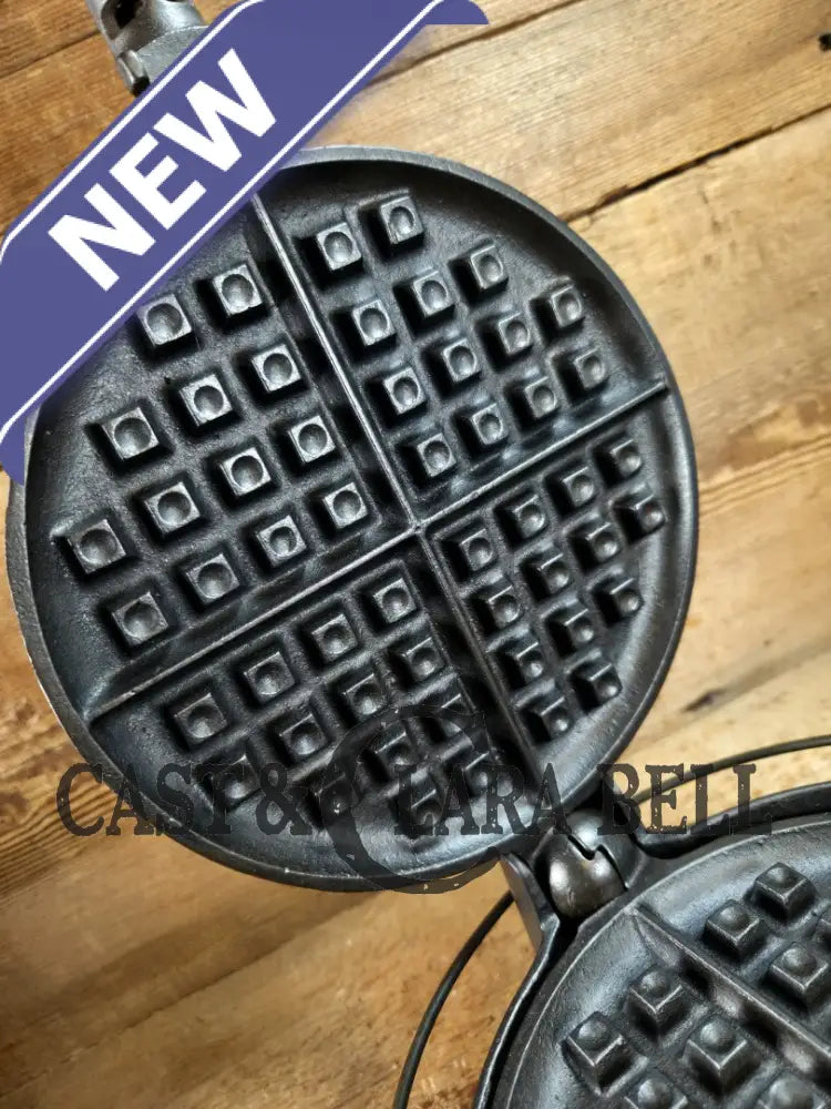 The BEST gift idea! Griswold #8 Cast Waffle Iron #151/151 Tall Base!! Ready to make Crispy Waffles! Waffle Iron