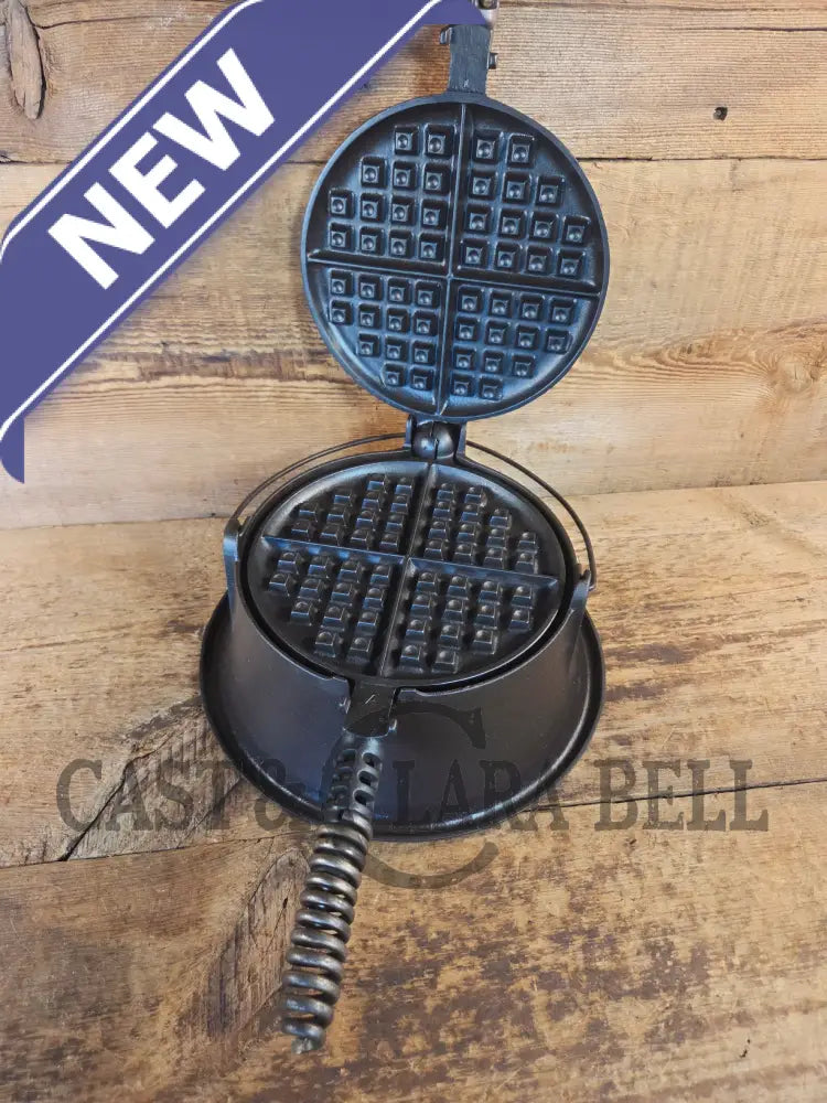 The BEST gift idea! Griswold #8 Cast Waffle Iron #151/151 Tall Base!! Ready to make Crispy Waffles! - Waffle Iron