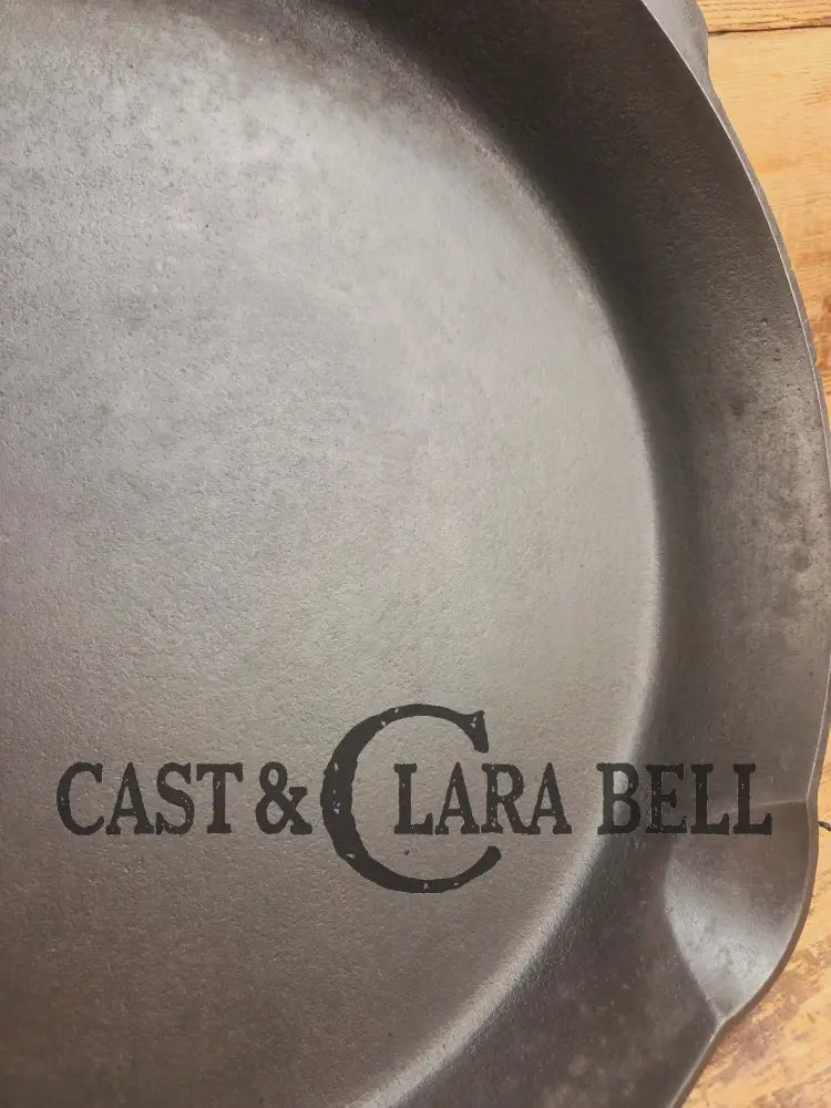 The biggest handled skillet made by Griswold! Huge 1930’s Griswold No. 14 Skillet with Large Block Logo and Heat Ring