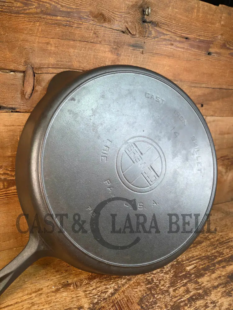 The biggest handled skillet made by Griswold! Huge 1930’s Griswold No. 14 Skillet with Large Block Logo and Heat Ring
