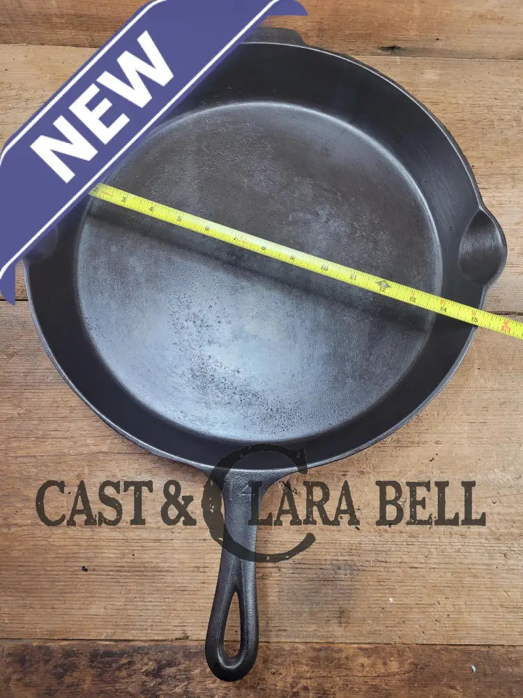 The Biggest Made By Griswold! Huge Beautiful 1930’S Griswold No. 14 Skillet With Large Block Logo