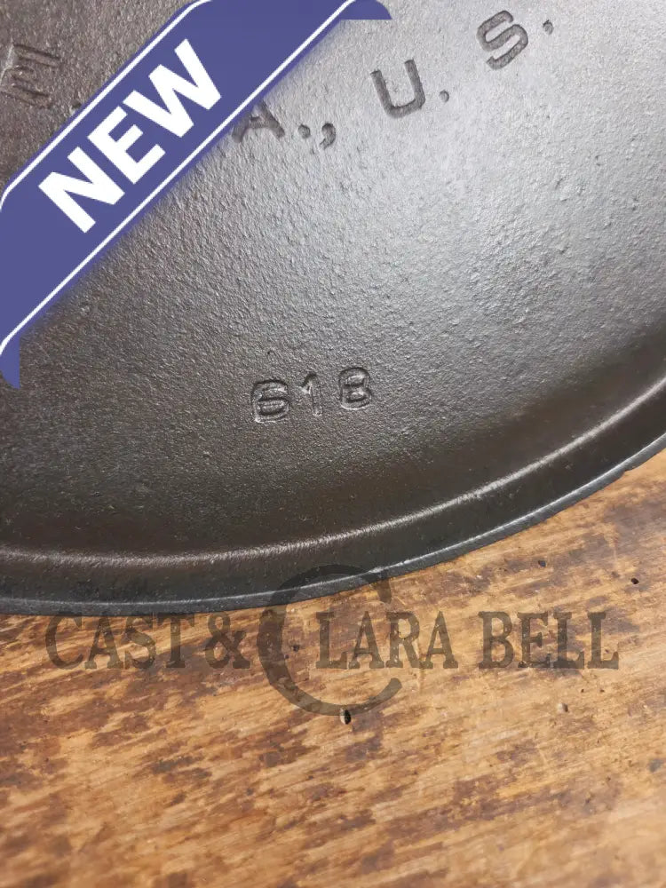 The BIGGEST you can buy! HTF 1920βs Griswold No. 14 Round Griddle with Bail. Block Logo #618. Ready to make pizzas by