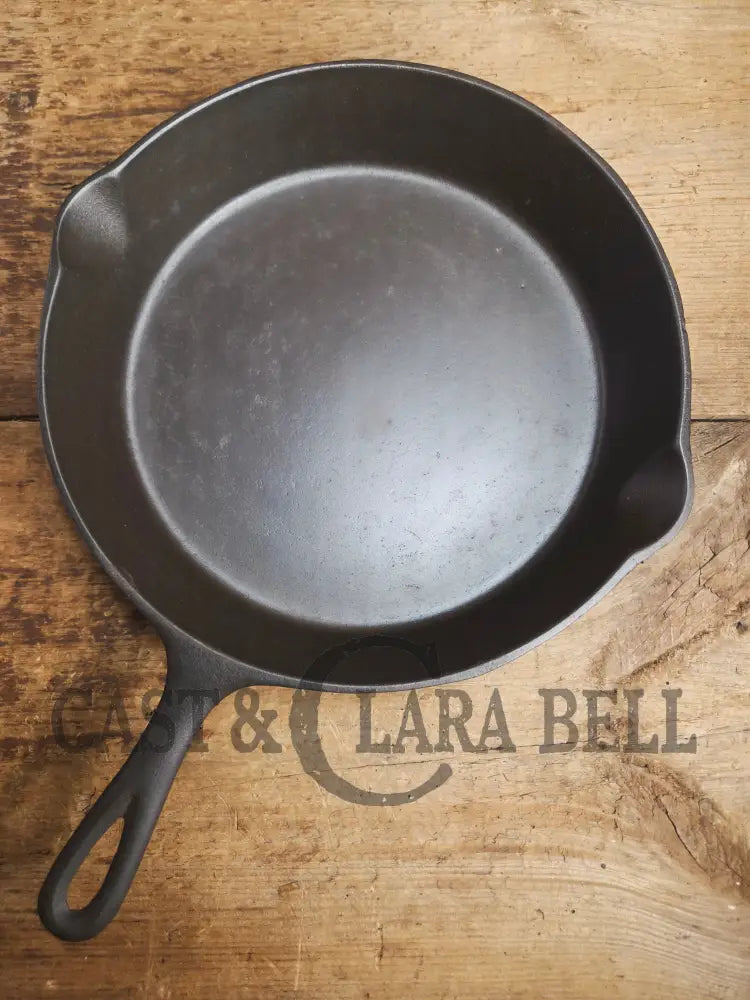 The Clara Bell Classic! 1940’s Era Three notch Lodge #8 cast iron skillet. Skillet