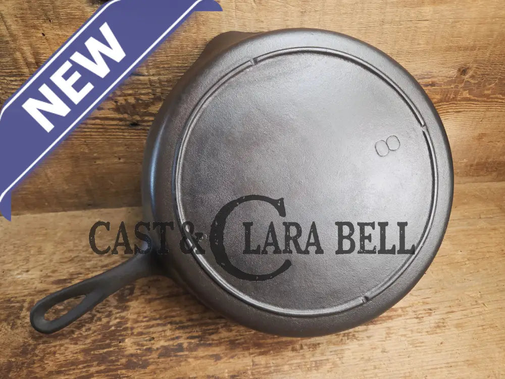 The Clara Bell Classic! 1940’s Era Three notch Lodge #8 cast iron skillet. Skillet
