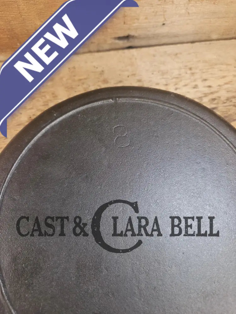 The Clara Bell Classic! 1940βs Era Three notch Lodge #8E cast iron skillet. Beautiful piece of Americana! SC24 Skillet