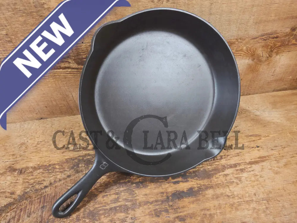 The Classic 1920’s Griswold #8 E.P.U. Skillet with Heat Ring and Large Block Slant Logo 704 V - Skillet