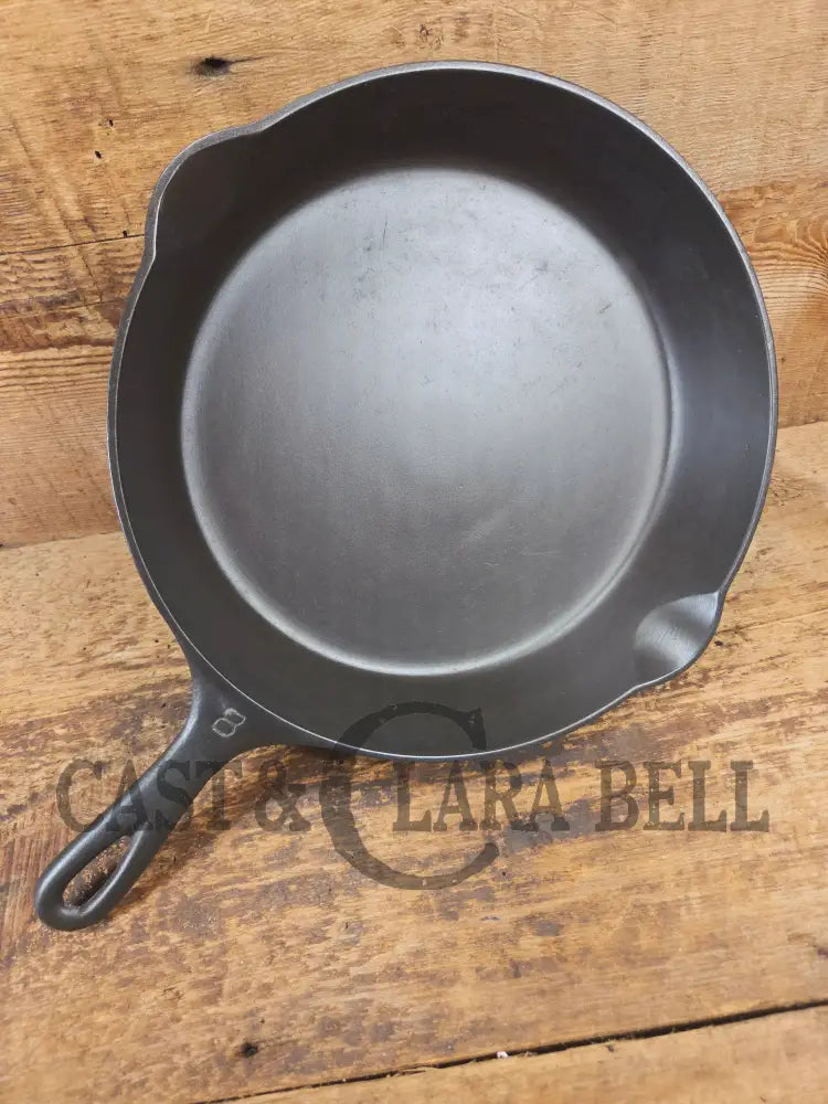 The Classic 1920’s Griswold #8 E.P.U. Skillet with Heat Ring and Large Block Slant Logo 704 V - Skillet