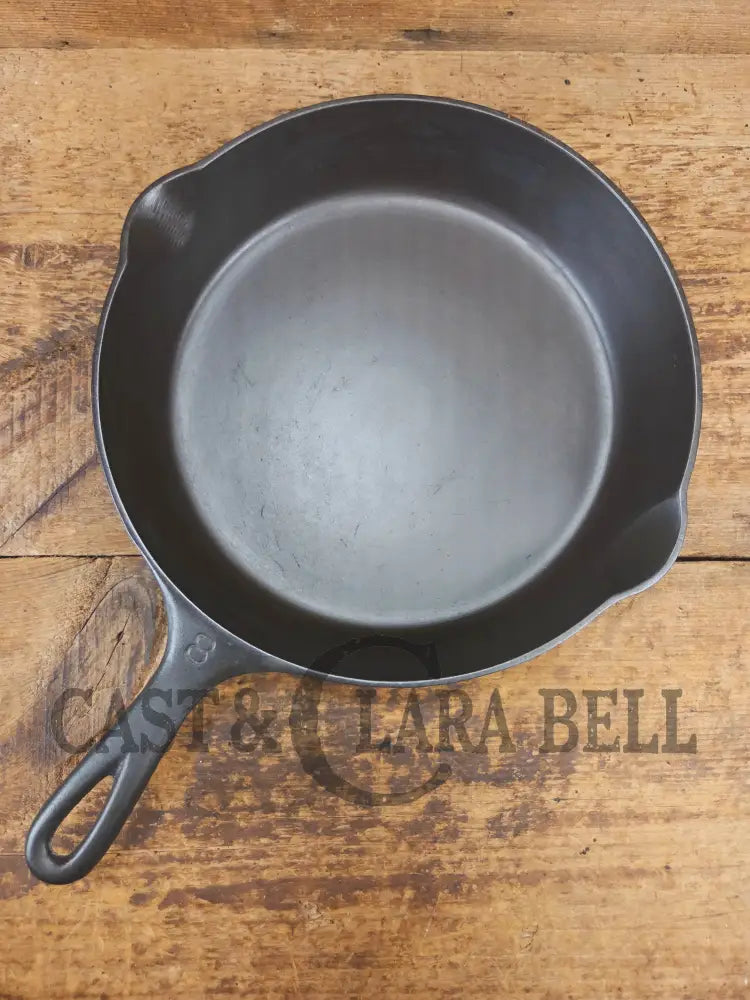 The Classic 1920’s Griswold #8 E.P.U. Skillet with Heat Ring and Large Block Slant Logo 704 V - Skillet