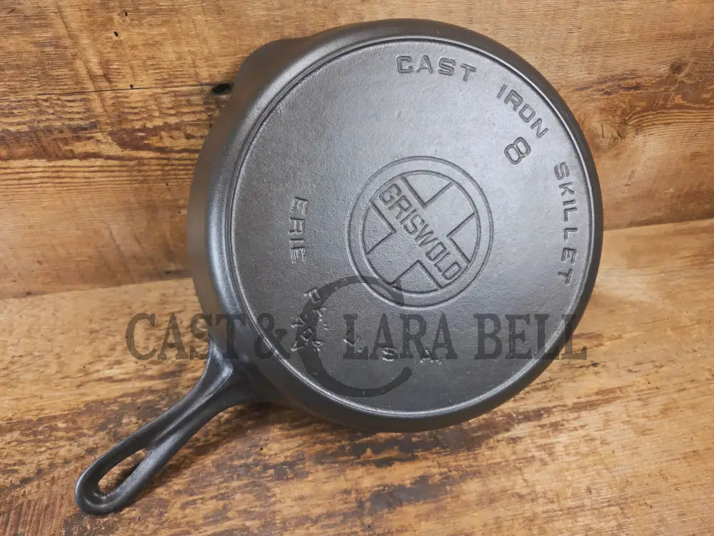 The Classic 1920’s Griswold #8 E.P.U. Skillet with Heat Ring and Large Block Slant Logo 704 V - Skillet